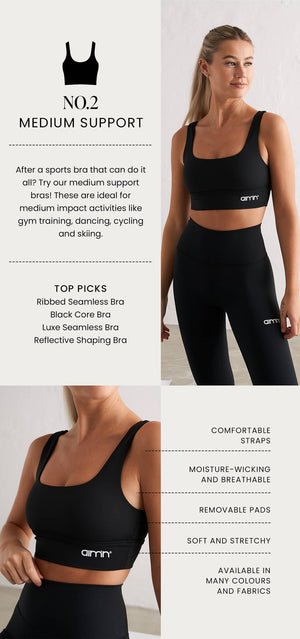 Gymshark Fit Sports Bra - Washed Khaki/White 3  Medium support sports bra,  Workout bras sports, Sports bra
